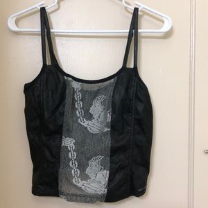 Women’s Harley Davidson leather tank or camisole